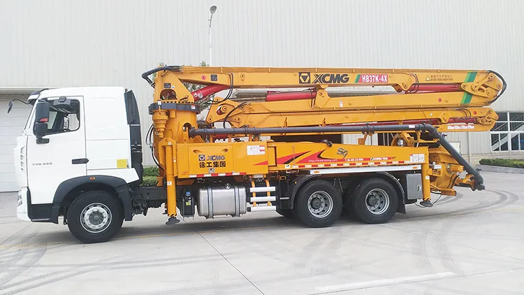 XCMG Official Concrete Truck Hb37K Schwing 37m Small Hydraulic Concrete Pump Truck Price