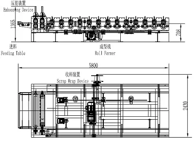 Yx15-999/1150 Roll Forming Machine for The Inner Profile of Sandwich Panel